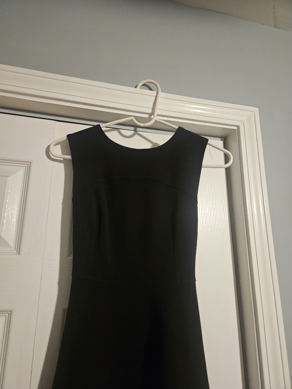 Tommy Hilfiger Black Sleeveless Fit-and-Flare Dress Size 2 - Picture 3 of 9